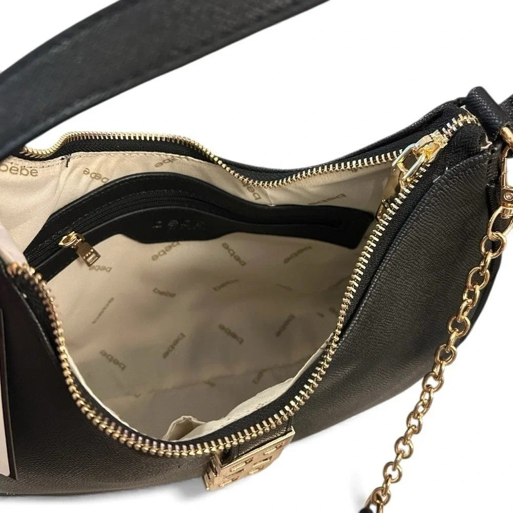 Bebe Emmett Small‎ Hobo Bag - Black - NWT